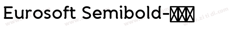 Eurosoft Semibold字体转换
